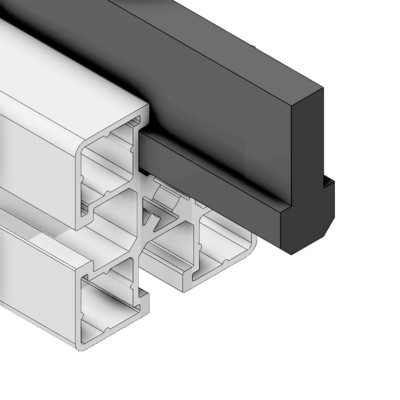 61-230-0 MODULAR SOLUTIONS SLIDE PROFILE PROFILE GUIDE 32MM, 2M